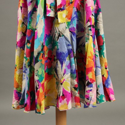 Vintage Blumenkleid mit Bolero