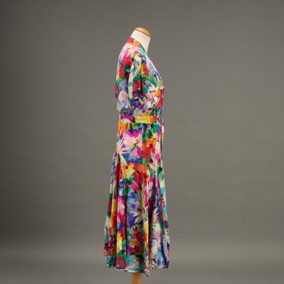 Vintage Blumenkleid mit Bolero