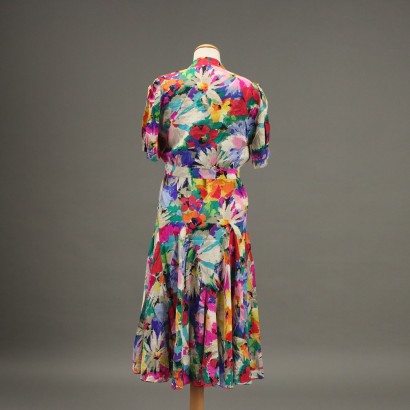 Vintage Blumenkleid mit Bolero