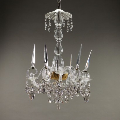 Lampadario Veneziano in vetro soffiato