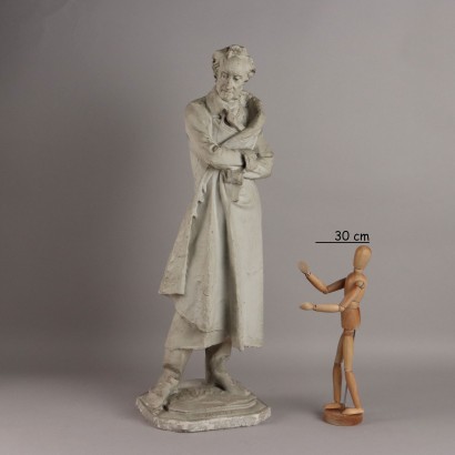 Alessandro Volta Plaster Statue