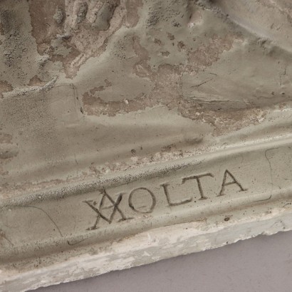 Alessandro Volta Plaster Statue