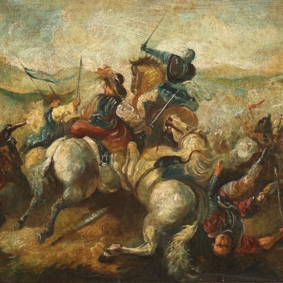 Dipinto Scena di Battaglia