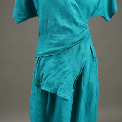 Robe turquoise vintage Sportmax