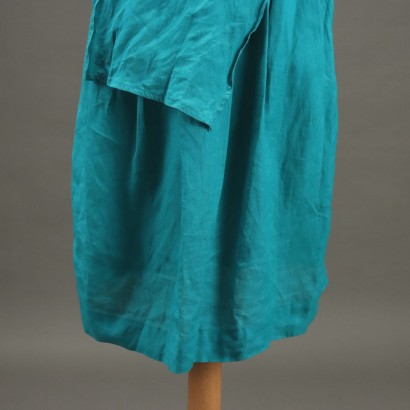 Robe turquoise vintage Sportmax