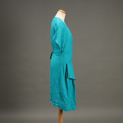 Robe turquoise vintage Sportmax