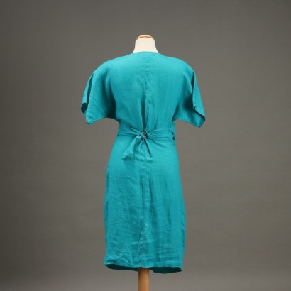 Robe turquoise vintage Sportmax