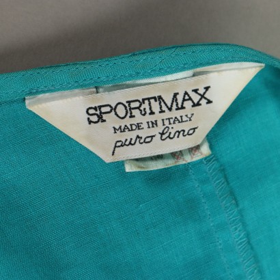 Robe turquoise vintage Sportmax