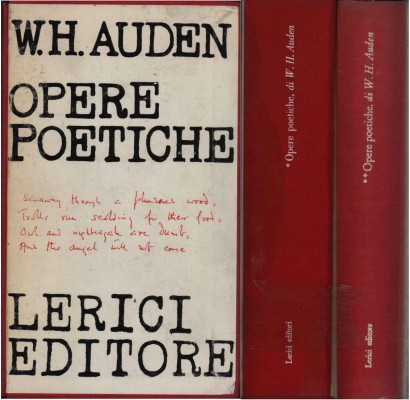 Opere poetiche di W. H. Auden (2 Volumi)
