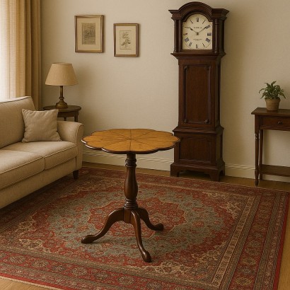 MESA DE CENTRO, Gueridon en Caoba