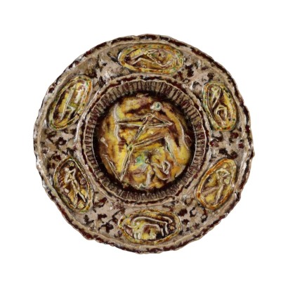 Piatto in Maiolica Carlo Zauli Faenza