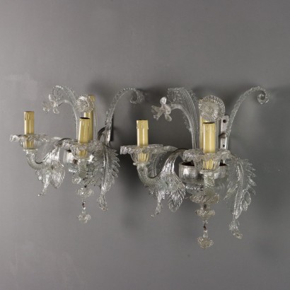 COPPIA APPLIQUES,Coppia di Appliques Veneziane