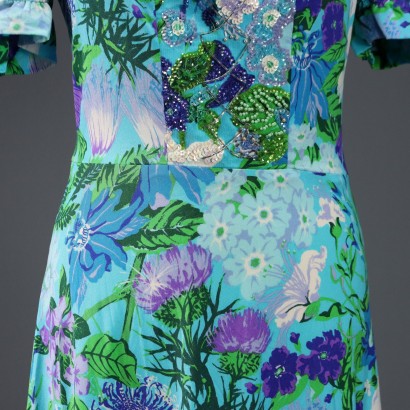 Vintage Dress with Falconetto Fabric