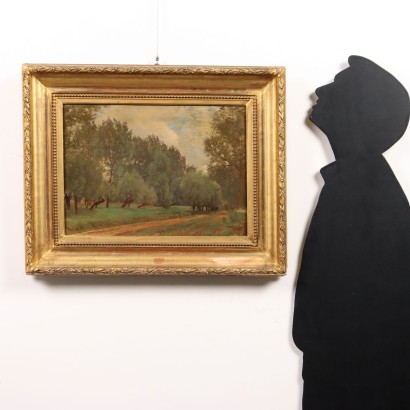 Italian Landscape Painting,Countryside Landscape Painting