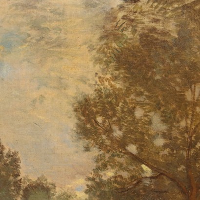 Italian Landscape Painting,Countryside Landscape Painting