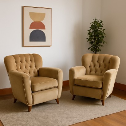 Fauteuils des années 40 et 50