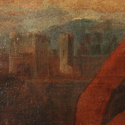 Dipinto Sacra Famiglia con Santi
