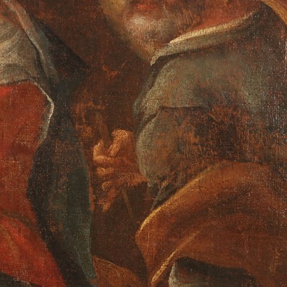 Dipinto Sacra Famiglia con Santi