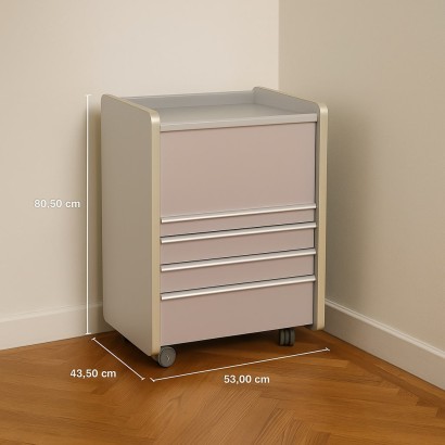 Kleiner 90er Schubladenschrank