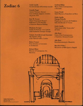 Zodiac. Rivista internazionale di architettura. 6