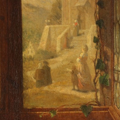 Peinture d'Augustus Friedrich Siegert,Intérieur avec figure féminine,August Friedrich Siegert,August Friedrich Siegert,August Friedrich Siegert,August Friedrich Siegert