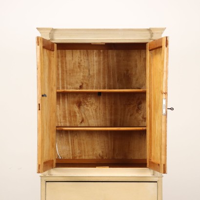 Cabinet, Sideboard in Lacquered and Painted Wood