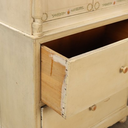 Cabinet, Sideboard in Lacquered and Painted Wood