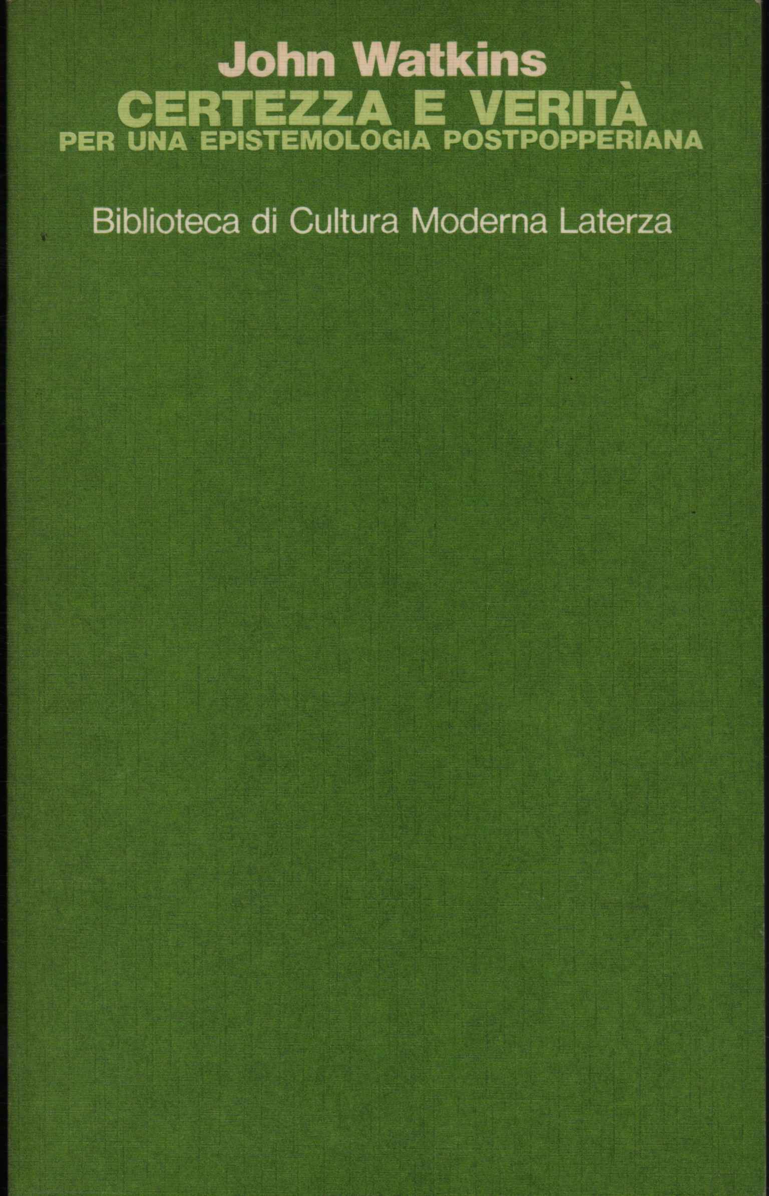 Certezza e verità