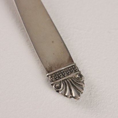 Ensemble de couverts à dessert en argent
