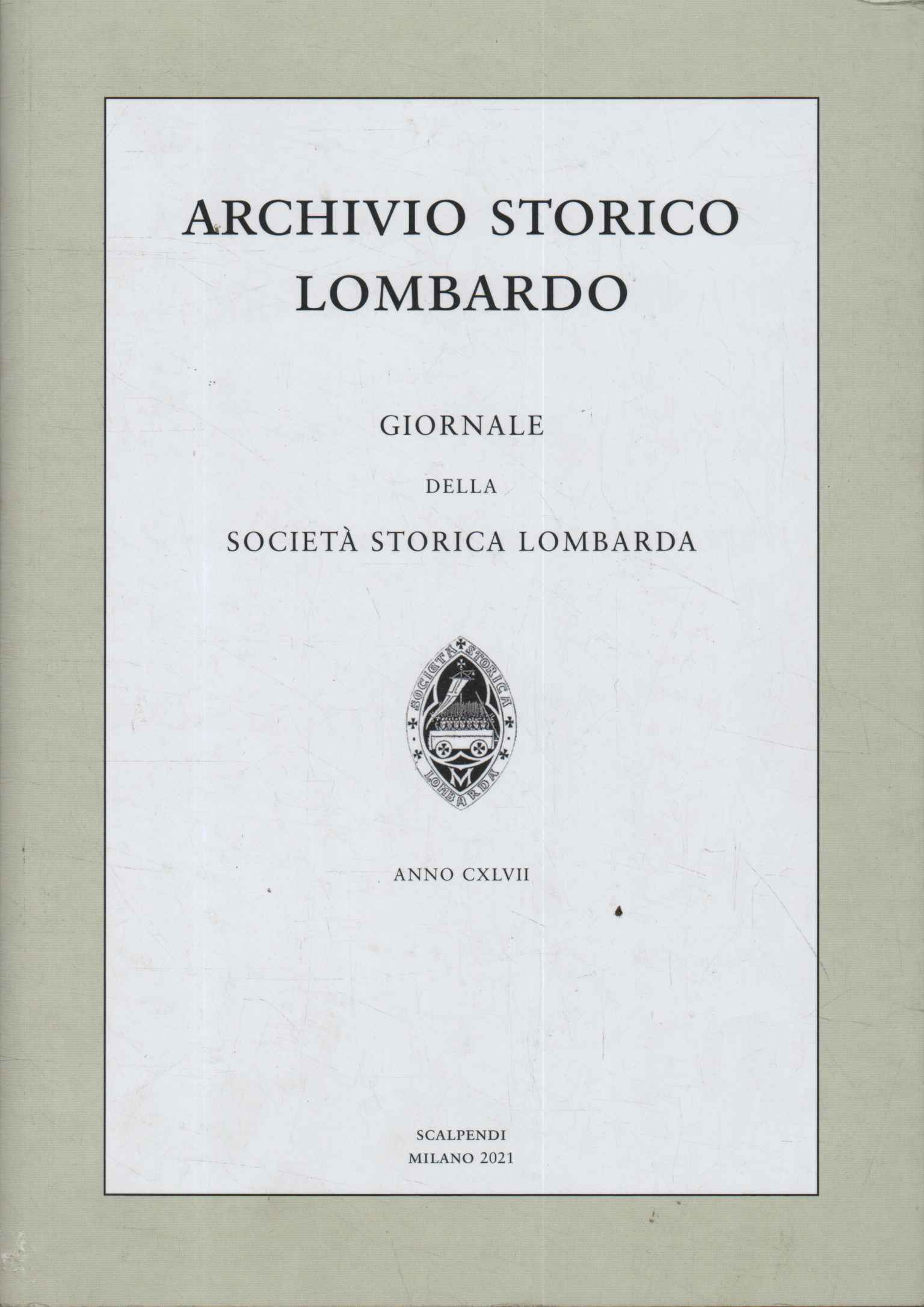 Archivio storico lombardo. Giornale della%