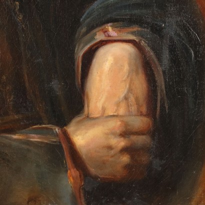 Peinture Portrait d'un Arabe au turban