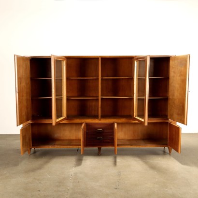 Sideboard, Living room furniture with display cabinet from the 00s