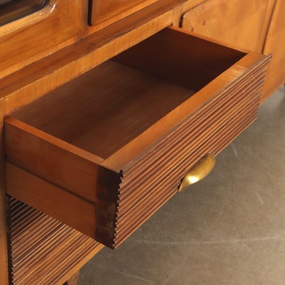 Sideboard, Living room furniture with display cabinet from the 00s
