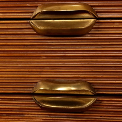 Sideboard, Living room furniture with display cabinet from the 00s