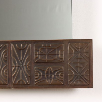 Specchio anni '60 con decorazio