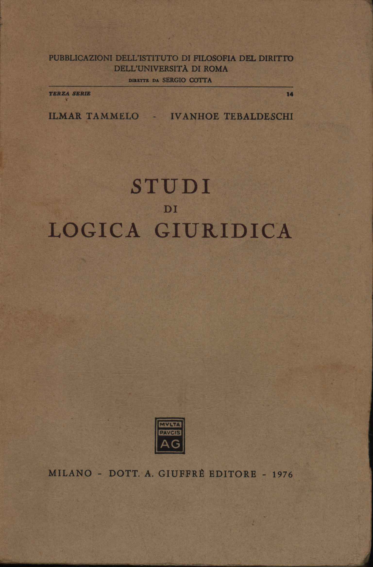 Studies in legal logic