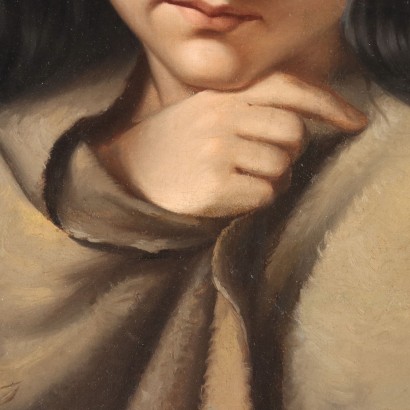 Painting of a Little Girl's Face