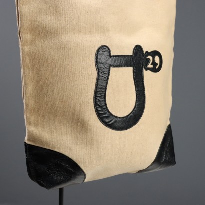 Vintage Canvas and Leather Bag