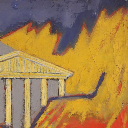 Dipinto di ORAZI,Scena con figure