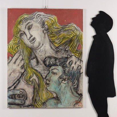 Dipinto di ORAZI,Figure di amanti