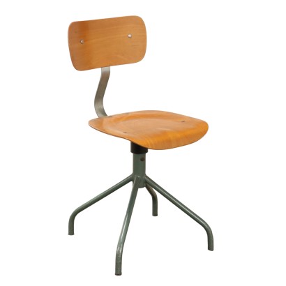 Sgabello Industriale Anni 60-70
