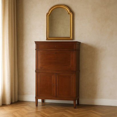 Directoire Secretaire,Directoire Secretaire in Walnut