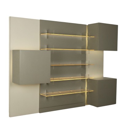 Acerbis Life Bookcase Design Roberto Monsani Vintage 1980s