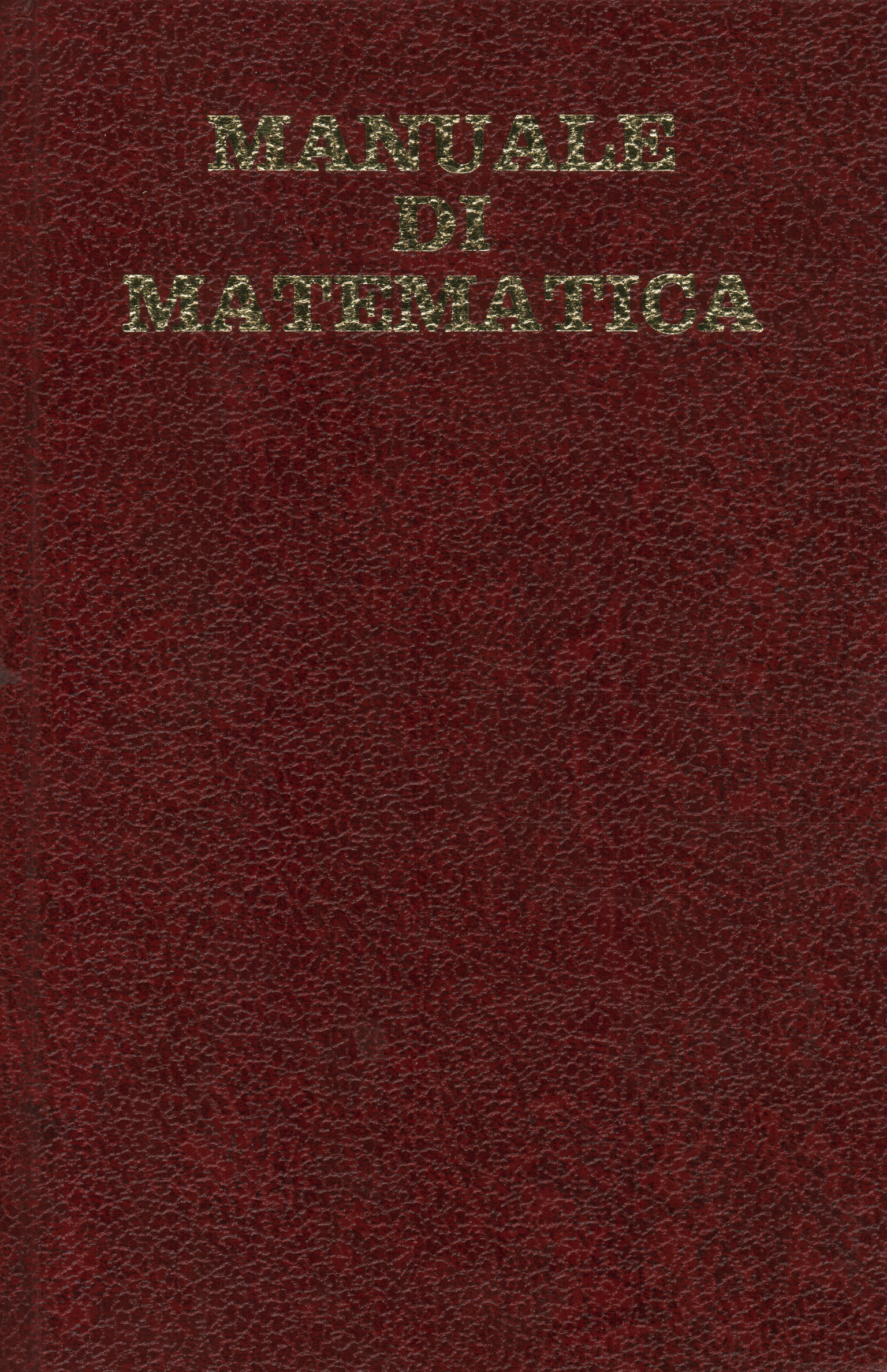 Mathematics Manual