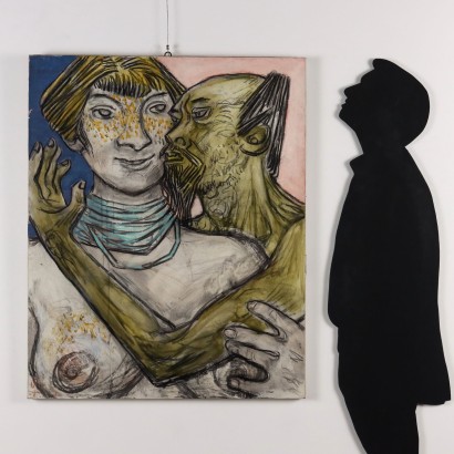 Dipinto di ORAZI,Figure di amanti