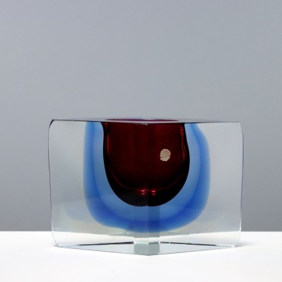 Vaso in Vetro Sommerso Manifattura Muran
