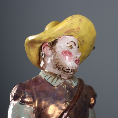 Don Quixote and Sancho Panza Terracotta