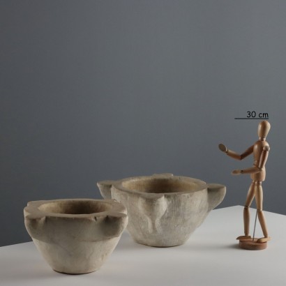Pair of Stone Mortars