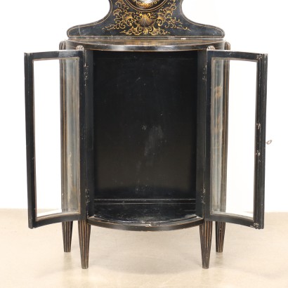 Display cabinet with mirror,Chinois style display cabinet with mirror