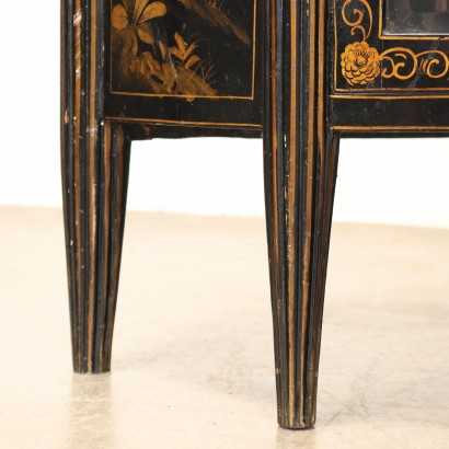 Display cabinet with mirror,Chinois style display cabinet with mirror